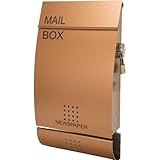 郵便ポストEuropeanシリーズ4502レバータイプカッパー色