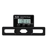 Biuuu TL90デジタルピッチゲージLCDバックライトディスプレイブレード角度測定ツール