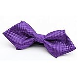 蝶ネクタイ　ボウタイ　子供　キッズ　ベビー　フォーマル蝶ネクタイ (パープル)