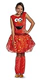 Disguise Sesame Street Elmo Tween Deluxe Tween Costume, Large/10-12