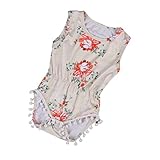 Ochine　新生児　幼児　ノースリーブ　ロンパース　花柄　ベービー服　女の子　ミルクシルク　かわいい　田舎風　子供服　カバーオール　出産祝い　0-20月設定