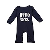 Tonsee ベビー ロンパース 男の子 可愛い コットン ジャンプスーツ お着替え簡単 出産祝い (80)