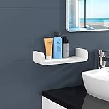 Aelfox 粘着式 浴室用ラック シャワーラック お風呂 バスラック タワー 洗面所ラック ...