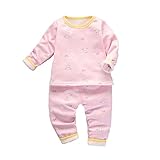 ベビー服 女の子パジャマ 子供服 Pojour 可愛兎Ｔシャツ＋パンツ上下セット 暖かい 長袖パジャマ オシャレ 秋春 綿 通園 発表会 旅行 記念日 プレゼント