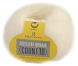 ハマナカ リッチモア エクセレントモヘア カウント10 毛糸 合太 Col.29 レッド 系 20g 約200m 6289