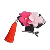 YueLian キッズ 髪飾り アクセサリー 子供用 ベビー タッセル 前髪 髪留め プリンセス（タイプ3）