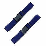 (アワンキー) Aoneky 荷締めベルト ナイロン ロープ 荷物 貨物 品物 縛る 多機能 4ｍ 2本セット (ブルー)