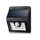 明るいLEDソーラーライトモーションセンサー、セキュリティ照明アウトドア照明庭、パティオ、フェンシング、Pathway