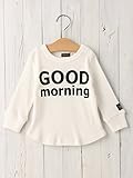 CLOUDY,FINE LATER(クラウディファインレター) ベビー ワッフル Tシャツ ベビー服 長袖 子供服 男の子 女の子 長袖 90㎝ 1～2才頃 オフホワイト 50115 50115013