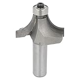 uxcell ボーズ面　ギンナン　ラウンドオーバー　ビット　1/2"シャンク　エンド　ベアリング　ルーター　ツール　1/2x1-1/8