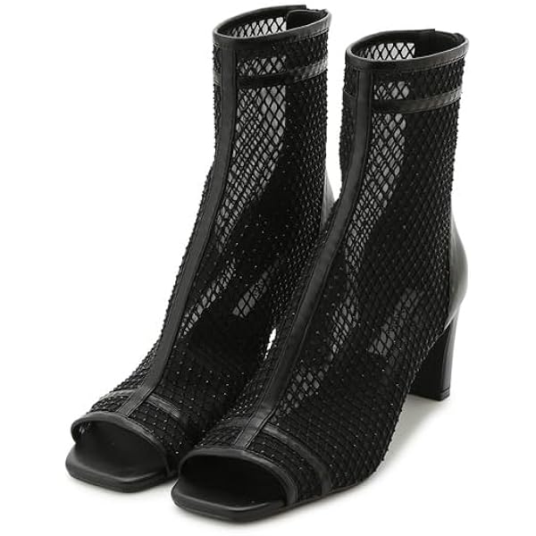 SNIDEL メッシュ ブラックブーツ 41dRcJksHML._AC_UL600_SR600,