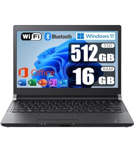 美品ノートパソコンTOSHIBA dynabook R73/Kメモリ新品16GB Amazon.co.jp: 【整備済み品】 dynabook R73 メモリ 16GB SSD