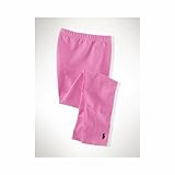 【アウトレット品】 ポロラルフローレン ポニー付 ストレッチレギンス ピンク (女の子12～24か月用) 24M [並行輸入品]