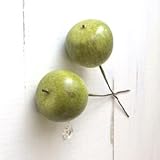 アップル ピック　2個入り　3ｃｍ 【アートフラワー】【フェイク】【フルーツ】【りんご】【リンゴ】【花材】 (青)