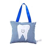 Boy's Tooth Fairy Pillow in Royal Blue Checkers by Tooth Fairy Pillow Shop