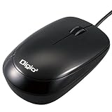 Digio2 有線マウス 3ボタン ブラック MUS-UKT114BK