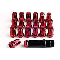 Amazon.co.jp: 【赤色】*盗難防止ラグナット ヘプタゴン (七角頭