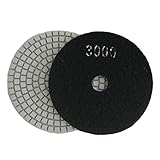 Konfor 10cm 大理石花崗岩用 ウェット ダイヤモンド 研磨パッド 3000グリット 10枚