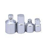 4ピースラチェットソケットアダプタコンバータreducerセットツールキット1/4