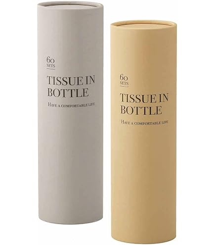 Amazon.co.jp: ダルトン(Dulton) ボトル ティッシュ 120枚 60組 WHITE 