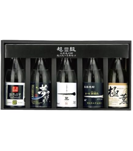 Amazon.co.jp: 焼酎ミニボトル5本セット 300ml 当店オリジナル厳選焼酎