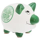 Celtic FC公式セラミックFootball Crest貯金箱 One Size ホワイト UTSG792_1