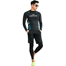 Amazon 水着 メンズ ラッシュガード 長袖 上下セット 3点セット レギンス サーフパンツ フィットネス 男性 Uvカット 大きい サイズ ビーチ 温泉 水泳 水陸両用 スイミング 通気性 快適 吸汗 速乾柔らかい肌触り おしゃれ プレミアム 1908 Ttice 3xl 水着 通販