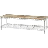 【26-40型推奨】 アイリスオーヤマ テレビ台 ミドルタイプ ホワイト 幅101×奥行31×高さ30㎝ 32型 メタルラック オープン 組み立て 耐荷重30kg CML-10302