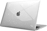 Fintie MacBook Pro 13 ケース 保護 ハードケース 2016-2022発売 13インチ Touch BarとTouch ID搭載 PC 薄型 軽量 耐衝撃性 傷防止 排熱口設計 透明 おしゃれ (モデル番号A2238(M2/M1)/A2251/A2289/A2159/A1989/A1706/A1708)(キラキラクリア)