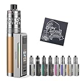 aspire Zelos M80 Kit アスパイア ゼロス M80 キット｜Nautilus 3SR標準搭載｜2600mAh内蔵バッテリー｜最大80W＆TFT液晶｜FlavorKitchenオリジナルクロス付属｜電子タバコ VAPE 本体 スターターキット (Silver Gold)