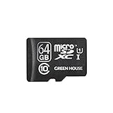 グリーンハウス microSDHCカード 64GB Class10 UHS-I対応 GH-SDMRXCUB64G