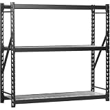 Edsal, 72H X 72W X 24D Steel Welded Storage Rack, Black by EDSAL