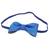 Lovoski 幼児　女の子　ヘッドバンド　ヘアリボン　ヘアバンド　ターバン　ファッション　贈り物　全8色 - ダークブルー