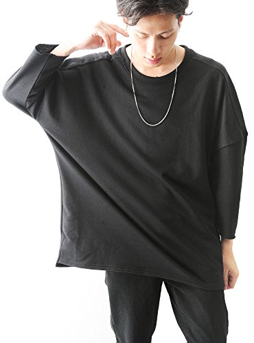 ブラック９分袖 F ベストマート Bestmart ミニ裏毛 ビッグシルエット