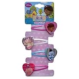 Doc McStuffins(ドックはおもちゃドクター)　4pcハートヘアクリップ8804【ディズニーチャンネル　グッズ　ヘアアクセ　パッチン】