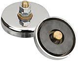 90mm Silverline Magnetic Earthing Block Clamp Welding Wired 16kg 35lb Heavy Duty