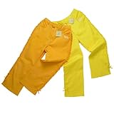 雛菊 サイドフリルの鮮やかパンツ【オレンジ　左】（濠Du）　100cm