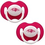 Baby Fanatic Pacifiers, Baltimore Ravens, 2 Count by BAC98 [並行輸入品]