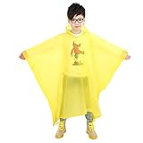 hibote レインコート キッズ レインウェア 男の子 女の子 カッパ 雨具 120cm-150cm 小学生 通学 新学期用 子どもレインコート イエロー