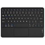 Bluetoothキーボード タッチパッド付きタブトップワイヤレスキーボード 充電式小型 静音 薄型 軽量ブルートゥースiPad/Macbook/Androidタブレット/Windows端末対応 持ち運び便利 無線keyboard 日本語説明書