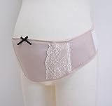 犬印本舗　ＩＮＵＪＩＲＵＳＨＩ　エレガントなレースデザイン　妊婦帯　モカ系　Ｍサイズ・Ｌサイズ (Ｌ) (Ｍ)