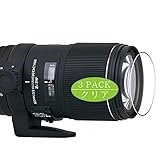 3枚 VacFun フィルム ， シグマ SIGMA APO MACRO 150mm F2.8 EX DG OS HSM 向けの 保護フィルム 液晶保護 フィルム 保護 フィルム（非 ガラスフィルム 強化ガラス ガラス ケース カバー ）