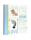 Little Blossoms Vintage Memory Book with Clean Touch Ink Pad Included, Blue by Little Blossoms