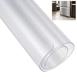[ECO PLUS] 冷蔵庫 マット キズ防止 凹み防止 床保護シート Mサイズ 65×70cm 〜500Lクラス 厚さ2mm 無色 透明 国内正規一年保証
