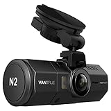 Vantrue N2 Dual Dash Cam - 1080P FHD +HDR Front and Back Wide Angle Dual Lens 1.5" LCD In Car Dashbo