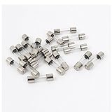 uxcell　ガラス管ヒューズ　AC250V　8A　速断タイプ　5mmx20mm　20個入り