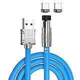 補強540°L字兼用型(1m)+Type-C端子×2枚 丸7PIN マグネット 急速充電 ケーブル スマホ 汎用 データ伝送対応 磁気 着脱式 防塵 Android タイプ-C マイクロ-USB-C-micro-a-b コネクター 磁石 磁力 補強ストレート型 USB-A/C両用＋540°L字兼用型アダプター チャージ 線 コード ソケット (L字兼用線)