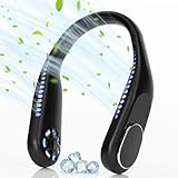 【2024夏新登場】首掛け扇風機 羽根なし 6000mAh大容量ネックファン 強力 静音 軽量 12時間連続稼働 風量3段階調節