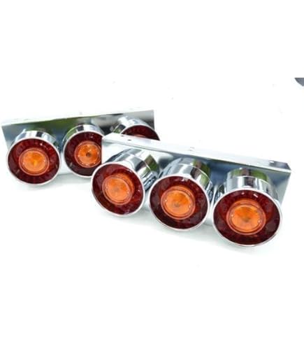 いすゞ純正 丸型3連テールランプ トラック Amazon | トラック用 丸型 3連 テールランプ 大型 24V リレー付 R/L
