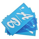 Westcott Letter Craft Stencil Lettering Brush, 10cm, Transparent (15938)